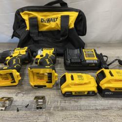AS-IS DEWALT ATOMIC 20V MAX Lithium-Ion Cordless 2-Tool Combo Kit