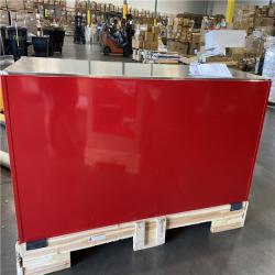 DALLAS LOCATION - Husky 72 in. W x 24 in. D Heavy Duty 15-Drawer Mobile Workbench Cabinet with Stainless Steel Top in Gloss Red
