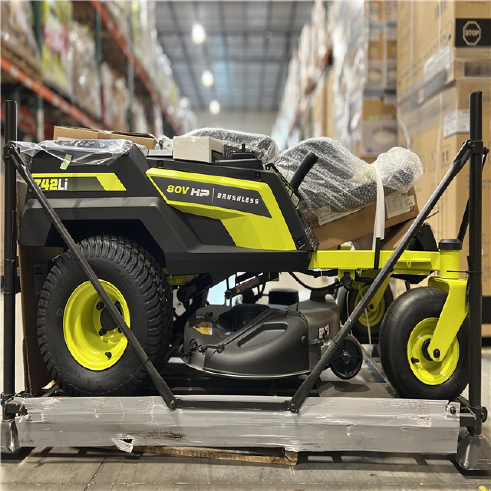 DALLAS LOCATION - NEW! RYOBI 80V HP Brushless 42 in. Battery Electric Cordless Zero Turn Riding Mower (2) 80V Batteries (2) 40V Batteries and Charger