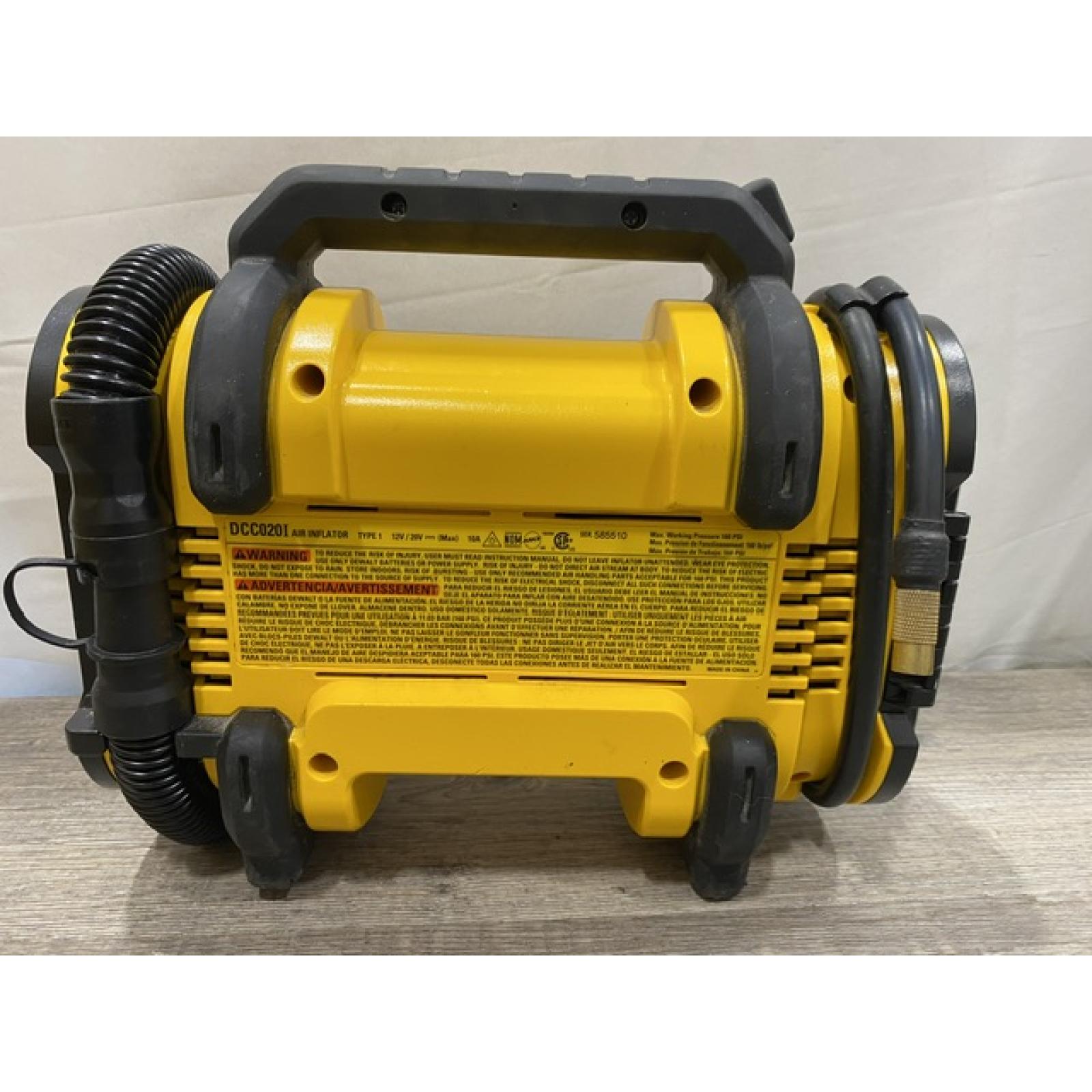 AS-IS DEWALT 20V MAX Cordless Electric Portable Inflator (Tool Only)