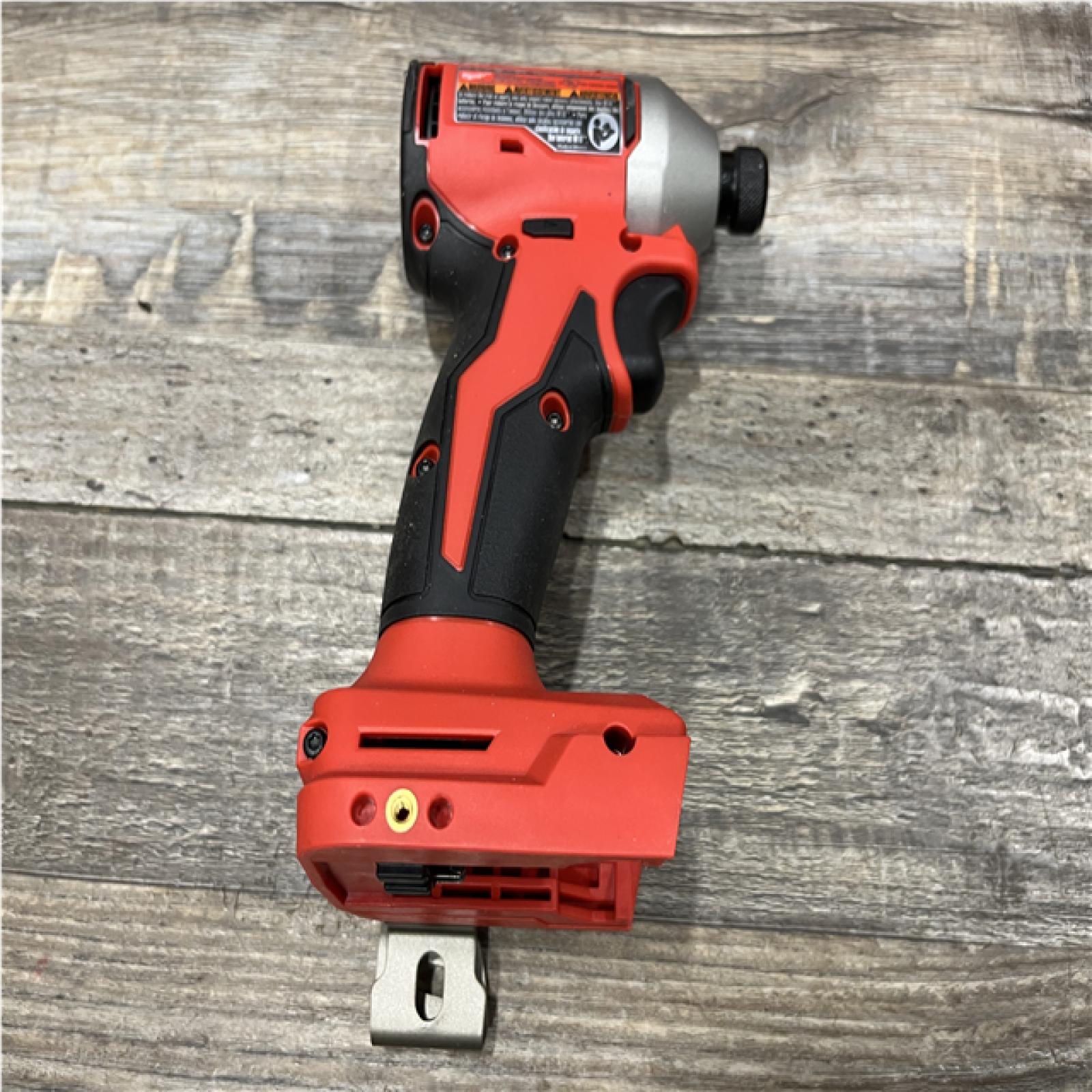AS-IS Milwaukee 18V Lithium-Ion Compact Brushless Cordless 1/4 in. Impact Driver Kit