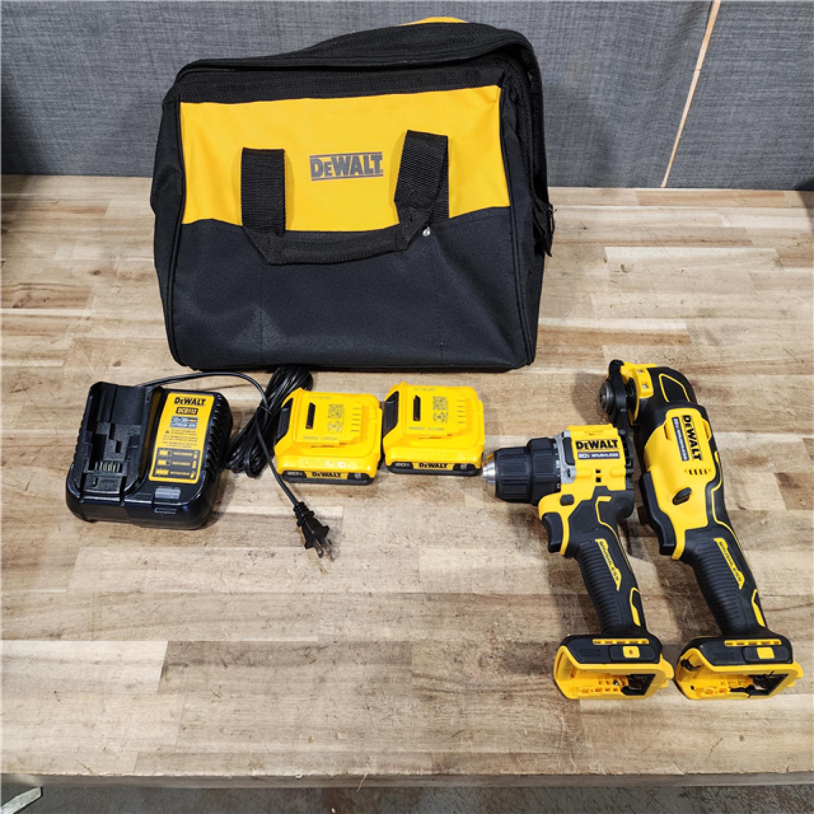 HOUSTON LOCATION - AS - IS DEWALT ATOMIC 20-Volt Lithium-Ion Cordless Brushless (2-Tool) Combo Kit
