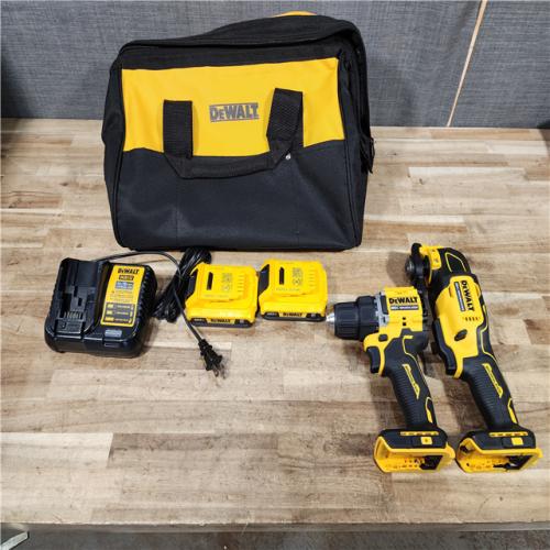HOUSTON LOCATION - AS - IS DEWALT ATOMIC 20-Volt Lithium-Ion Cordless Brushless (2-Tool) Combo Kit