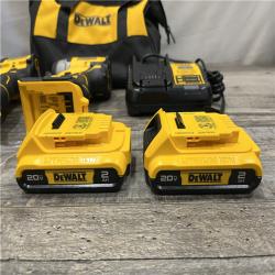 AS-IS DEWALT ATOMIC 20-Volt MAX Lithium-Ion Cordless Combo Kit