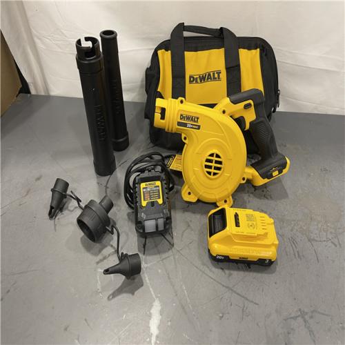 AS-IS - DeWalt 20V MAX Cordless Compact 135 MPH 100 CFM Jobsite Blower Kit