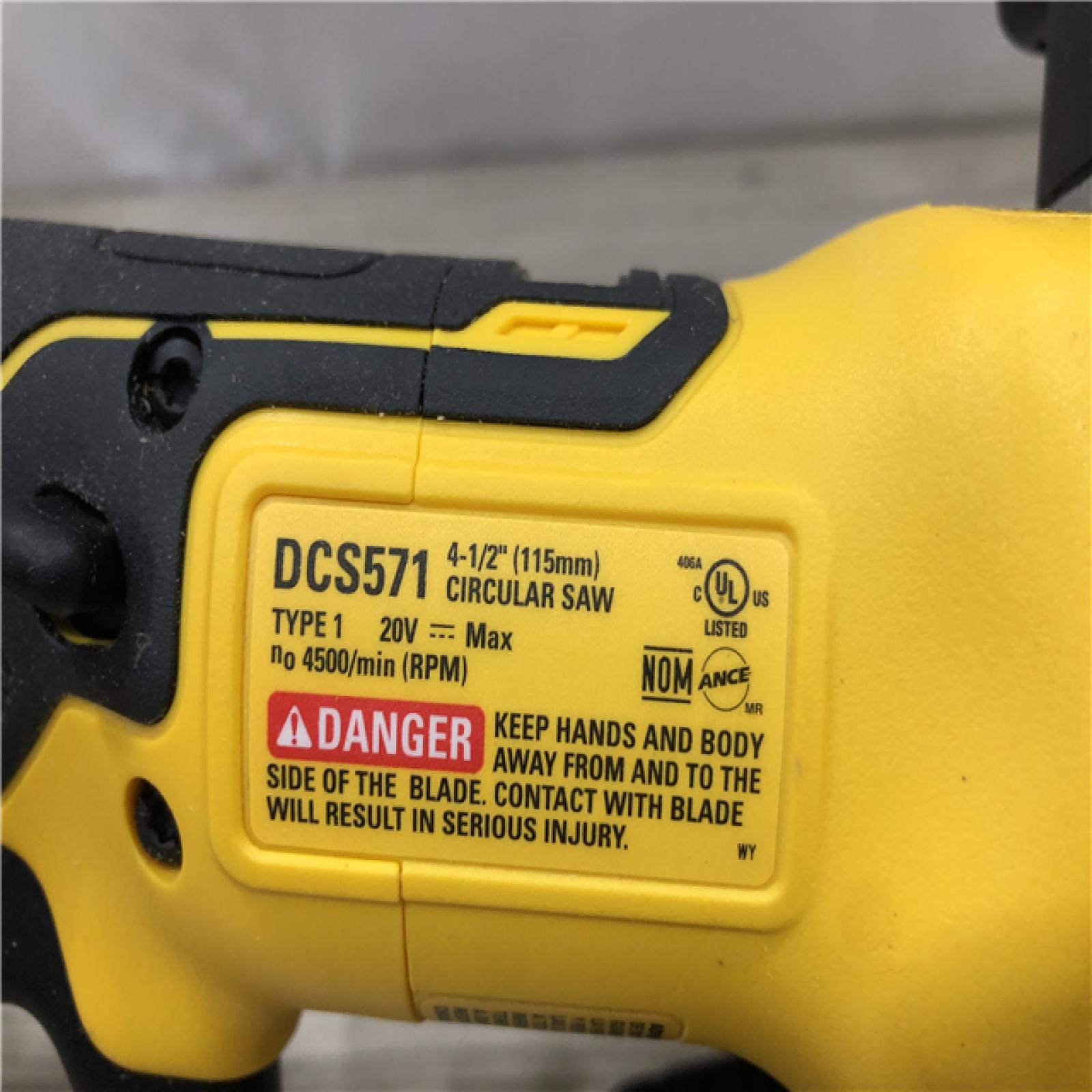 AS-IS DEWALT ATOMIC 20V MAX Cordless 4-1/2 in. Circular Saw (Tool Only)