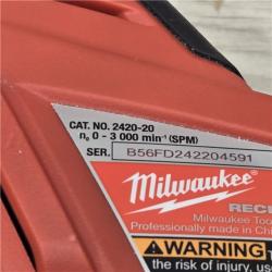 AS-IS Milwaukee 2420-21 12V 1.5Ah Cordless Straight Handle Reciprocating Saw Kit