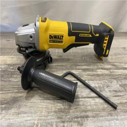 AS-IS DEWALT 20V MAX Cordless Brushless 4-1/2 in. Angle Grinder with Paddle Switch (Tool Only)