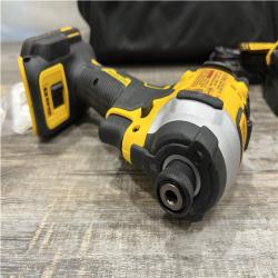 AS-IS DEWALT ATOMIC 20V MAX Lithium-Ion Cordless 1/4 in. Brushless Impact Driver Kit