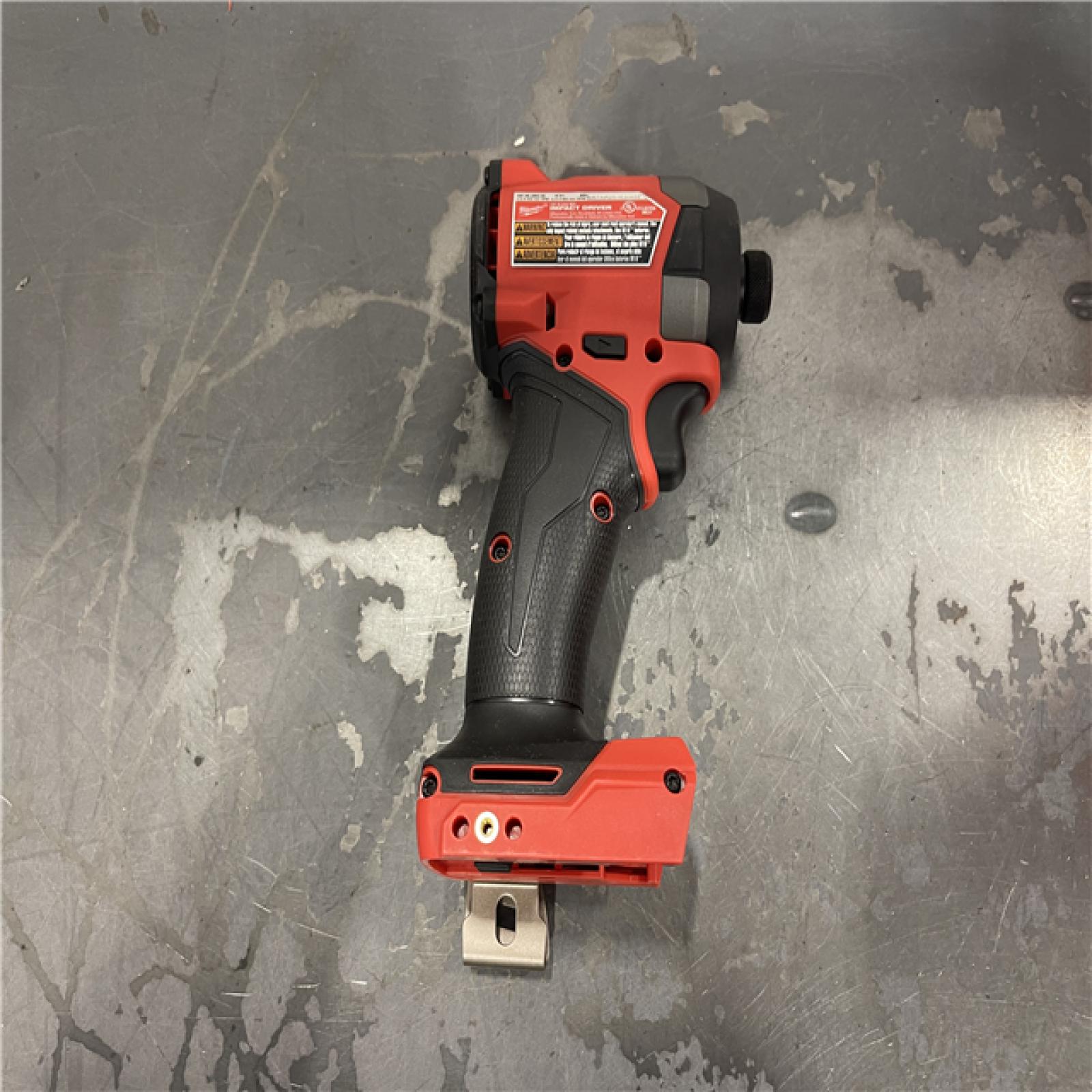 AS-IS- Milwaukee 18V Lithium-Ion Brushless Cordless 1/4 Hex Impact Driver (Tool-Only)