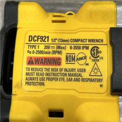 AS-IS DEWALT ATOMIC 20V MAX Cordless Brushless 1/2 in. Variable Speed Impact Wrench (Tool Only)