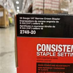 NEW! -Milwaukee M18 FUEL 18-Volt Lithium-Ion Brushless Cordless 18-Gauge 1/4 in. Narrow Crown Stapler (Tool-Only)
