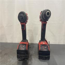 AS-IS- MILWAUKEE FUEL 18V Lithium-Ion Brushless Cordless Hammer Drill and Impact Driver Combo Kit