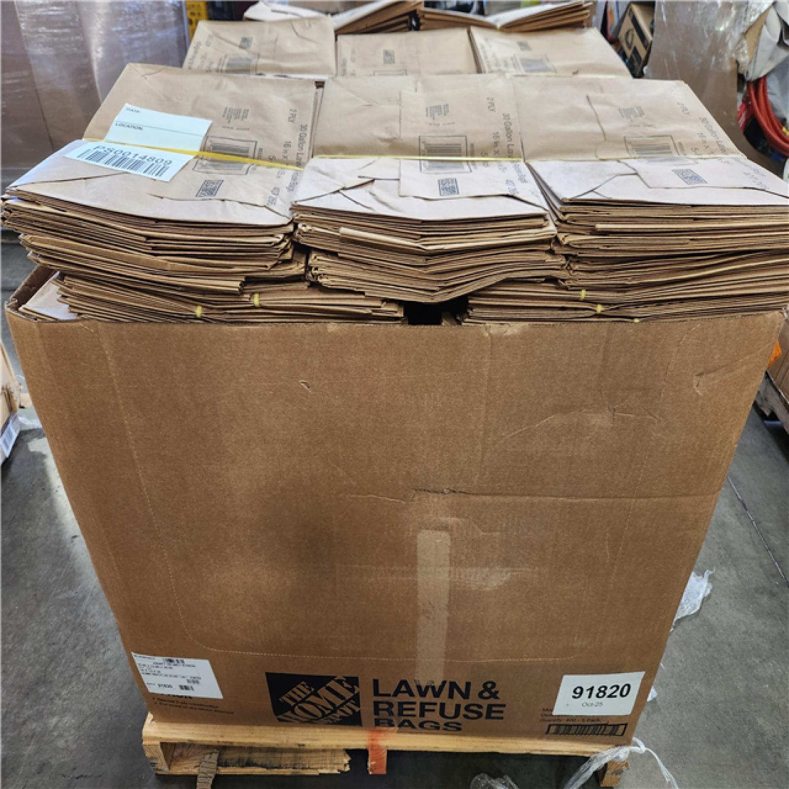 Phoenix NEW Home Depot 30 Gal. Paper Lawn and Leaf Bags (2 000 Count)