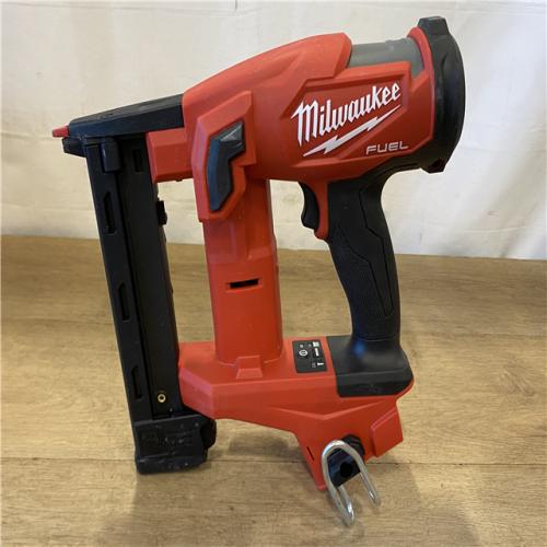 AS-IS Milwaukee FUEL 18-Volt Lithium-Ion Brushless Cordless 18-Gauge 1/4 in. Narrow Crown Stapler (Tool-Only)