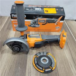 GOOD RIDGID 18V Brushless 4-1/2 in. Angle Grinder (Tool Only)