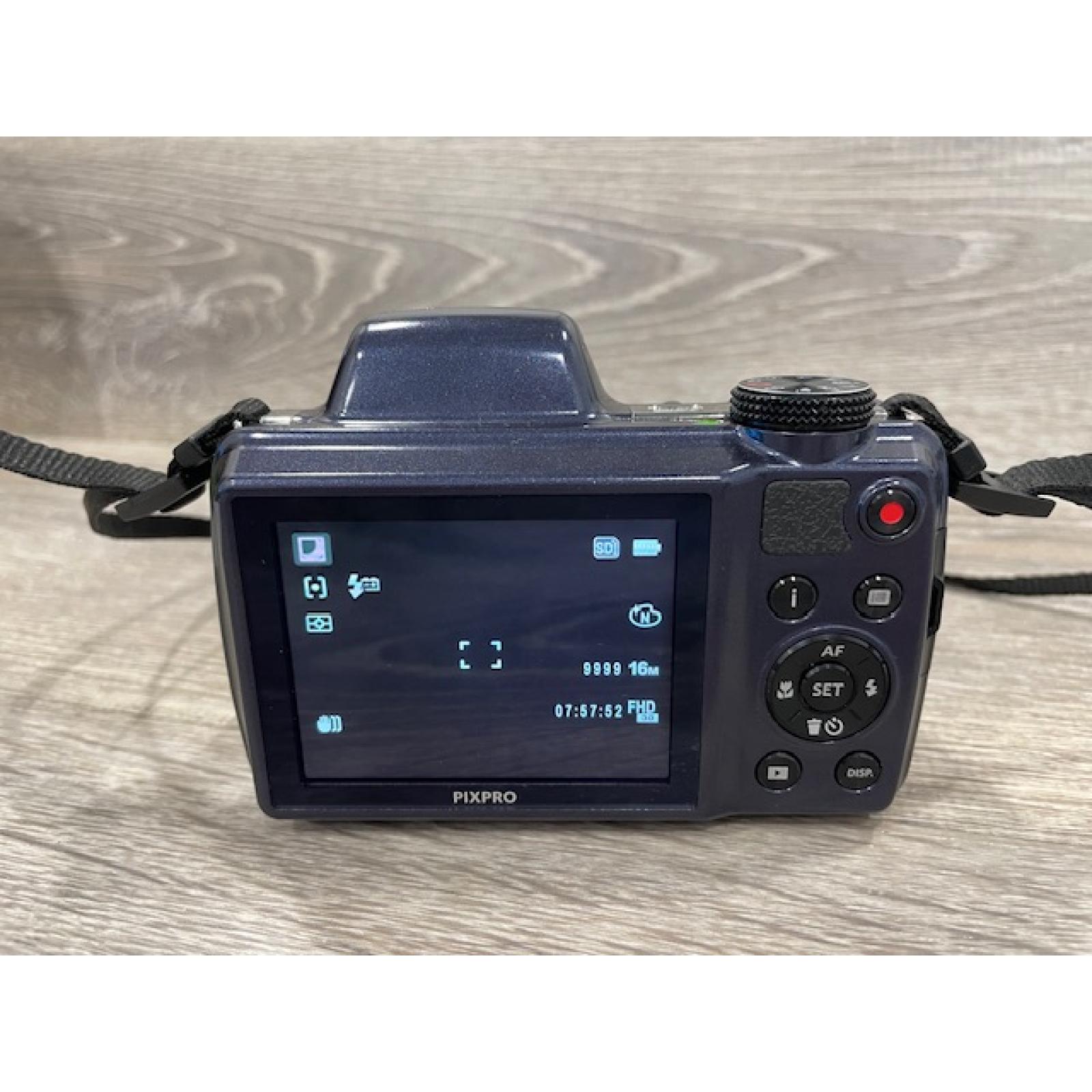 AS-IS KODAK PIXPRO AZ528 Astro Zoom BSI-CMOS Bridge Digital Camera - 16MP 52X 1080p Wi-Fi (Midnight Blue)