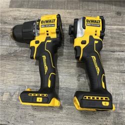 AS-IS DEWALT ATOMIC 20V MAX Lithium-Ion Cordless 2-Tool Combo Kit