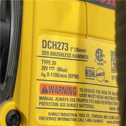 AS-IS DEWALT 20V MAX XR Cordless Brushless 1 in. SDS Plus L-Shape Rotary Hammer (Tool Only)