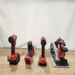 AS-IS- Milwaukee M18 4-Tool Combo Kit