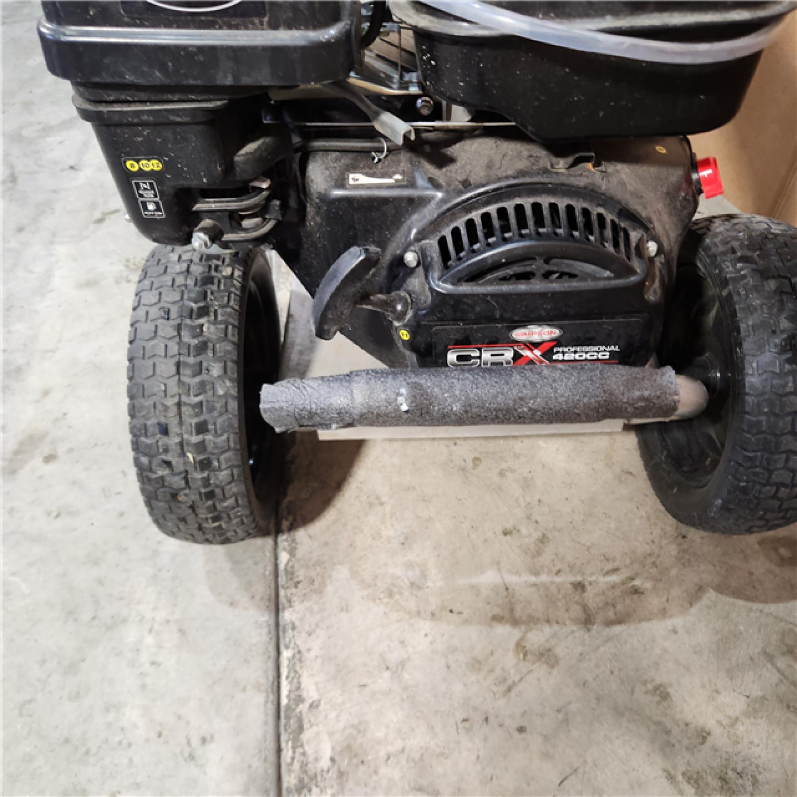 Houston location-AS-IS Simpson Aluminum 4400 PSI at 4.0 GPM KOHLER CH440 with AAA Triplex Pump Professional Gas Pressure Washer(NO SPRAY GUN)