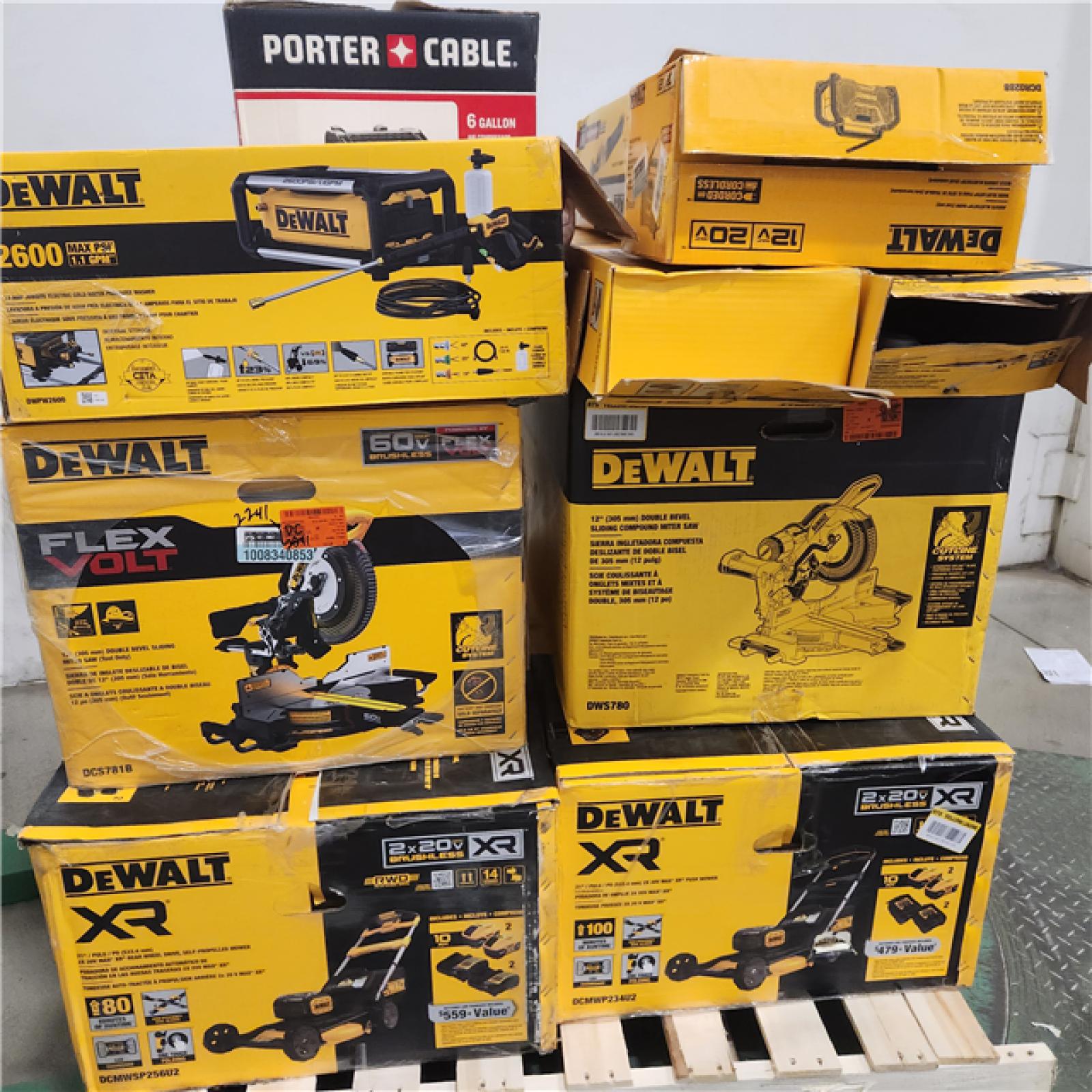 Dallas Location - As-Is DEWALT Tool Pallet
