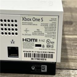AS-IS Microsoft Xbox One S 1TB Console White