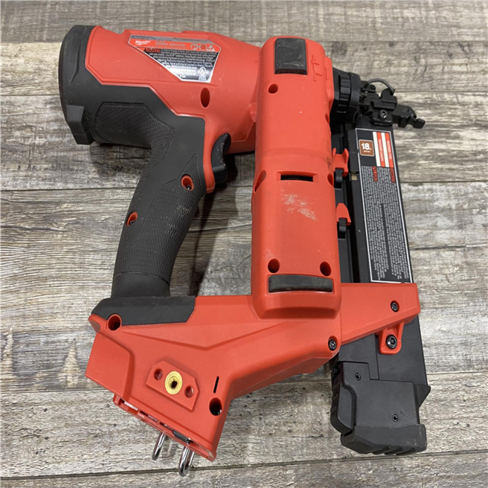 AS-IS Milwaukee FUEL 18-Volt Lithium-Ion Brushless Cordless Gen II 18-Gauge Brad Nailer (Tool-Only)
