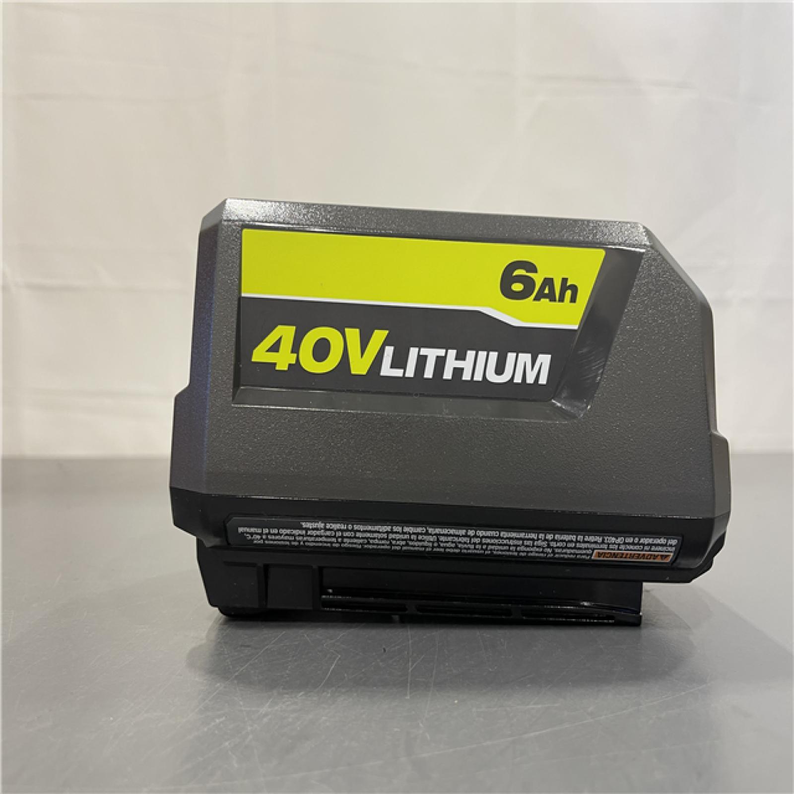 AS-IS - RYOBI 40-Volt 6.0 Ah High Capacity Lithium-Ion Battery