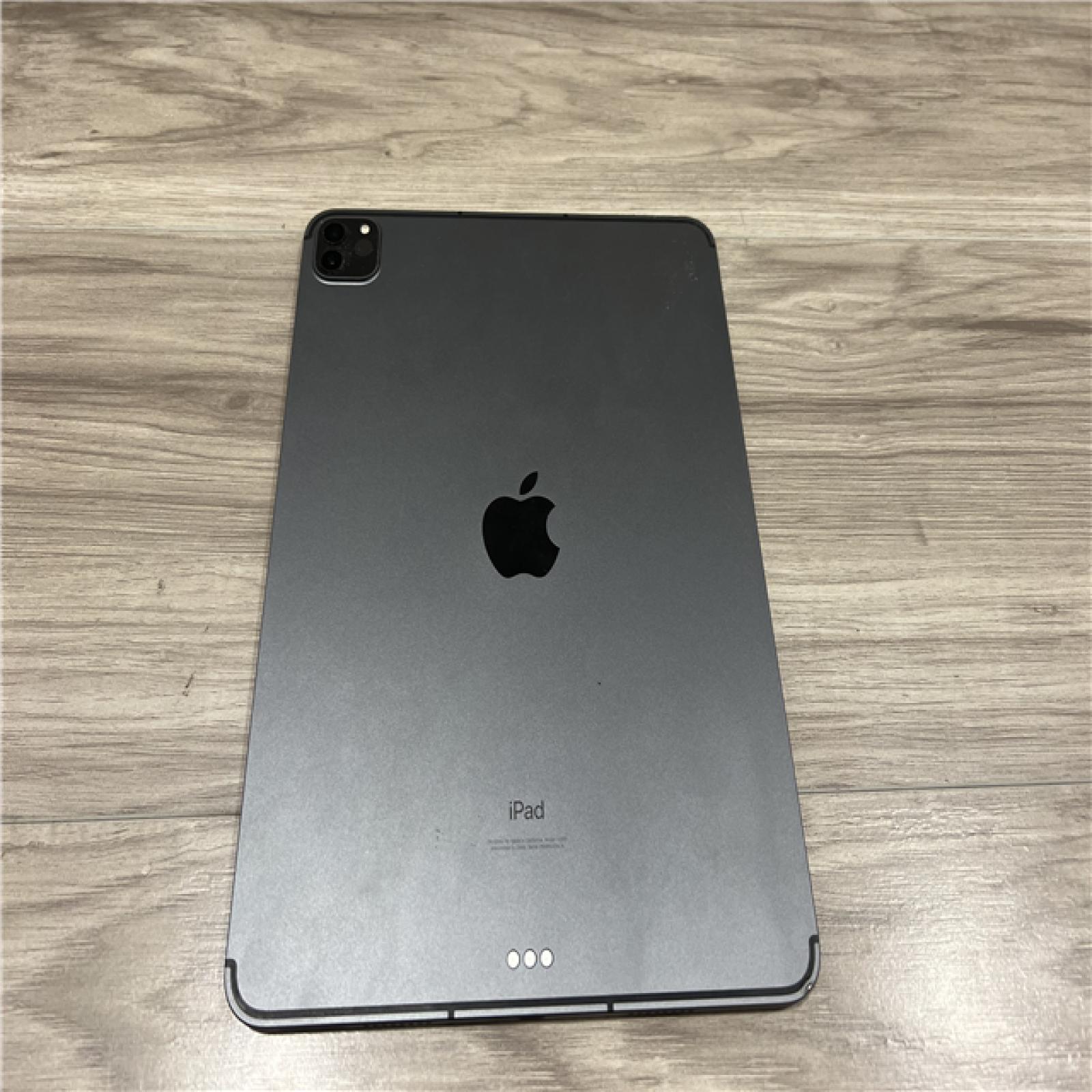 AS-IS Apple - 11-Inch iPad Pro (Latest Model) with Wi-Fi + Cellular - 128GB- Space Gray