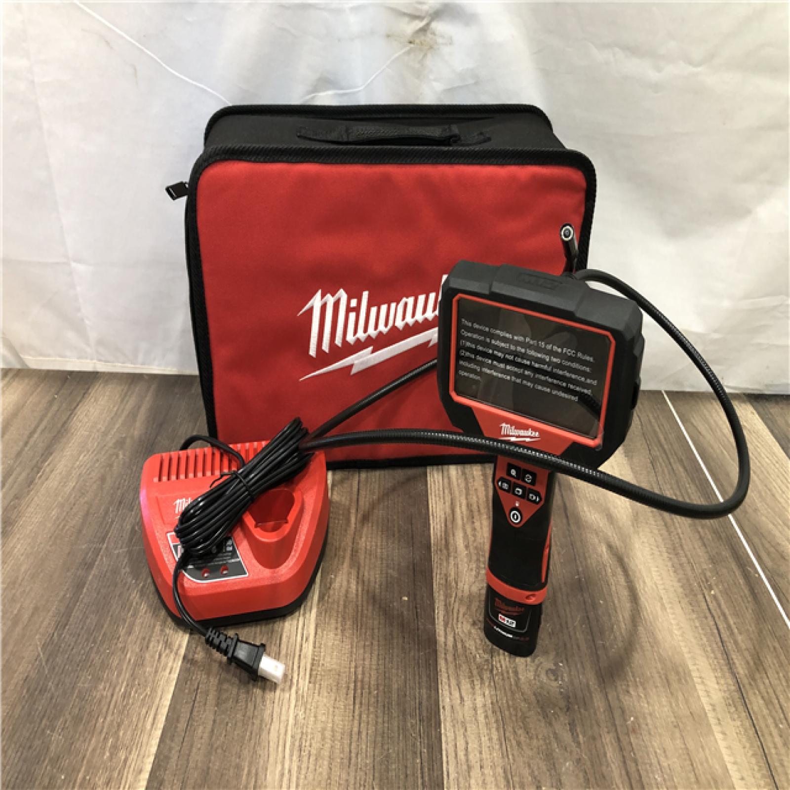 AS-IS Milwaukee 12V Lithium-Ion Cordless M-SPECTOR 360-Degree 4 ft. Inspection Camera Kit