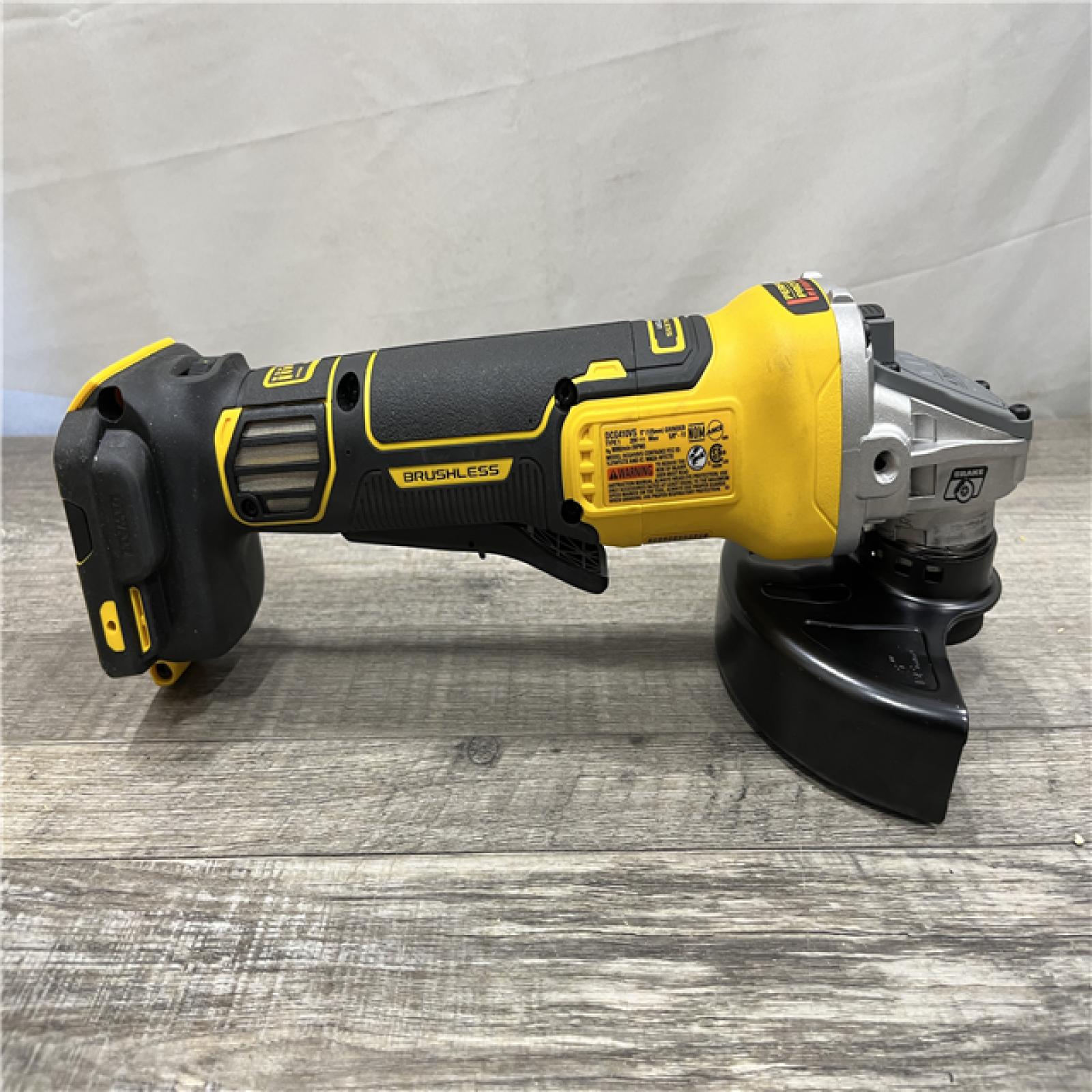 AS-IS DEWALT 20V XR Cordless 4-1/2. in. to 5 in. Variable Speed Angle Grinder (Tool Only)