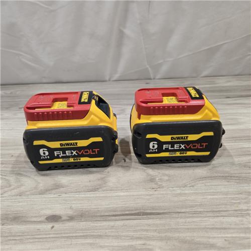 AS-IS DEWALT FLEXVOLT 20-Volt/60-Volt MAX Lithium-Ion 6.0Ah Battery Pack (2-Pack)