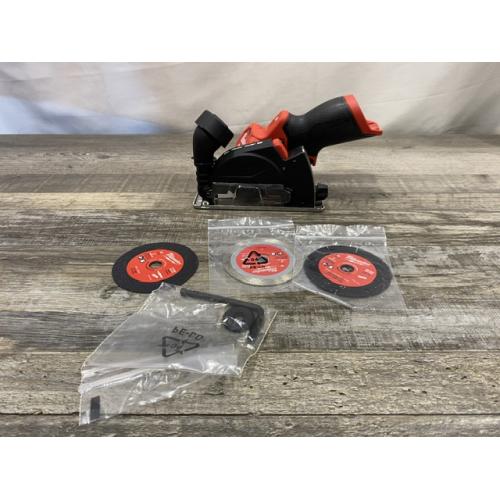 AS-IS Milwaukee  FUEL 12V Lithium-Ion Brushless Cordless 3 in. Cut Off Saw (Tool-Only)