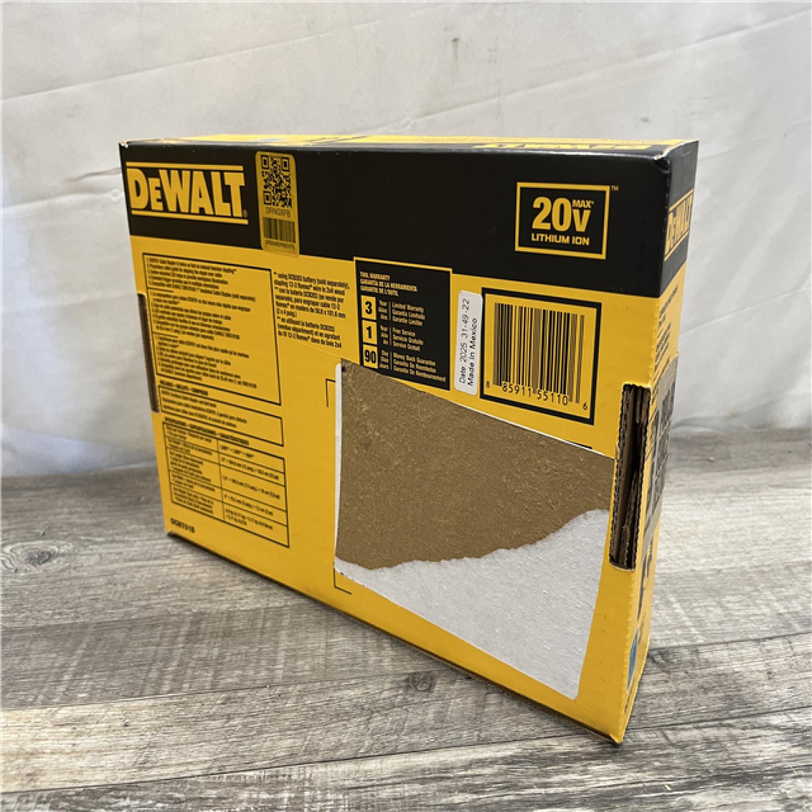 NEW - DEWALT 20V MAX Lithium-Ion Cordless Cable Stapler (Tool Only)