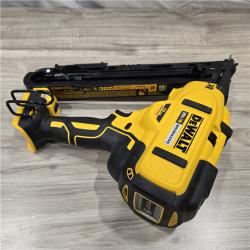 AS-IS DeWalt 20V MAX XR 15 Ga. Cordless 34 Deg Nailer Kit (Battery & Charger) 20 V