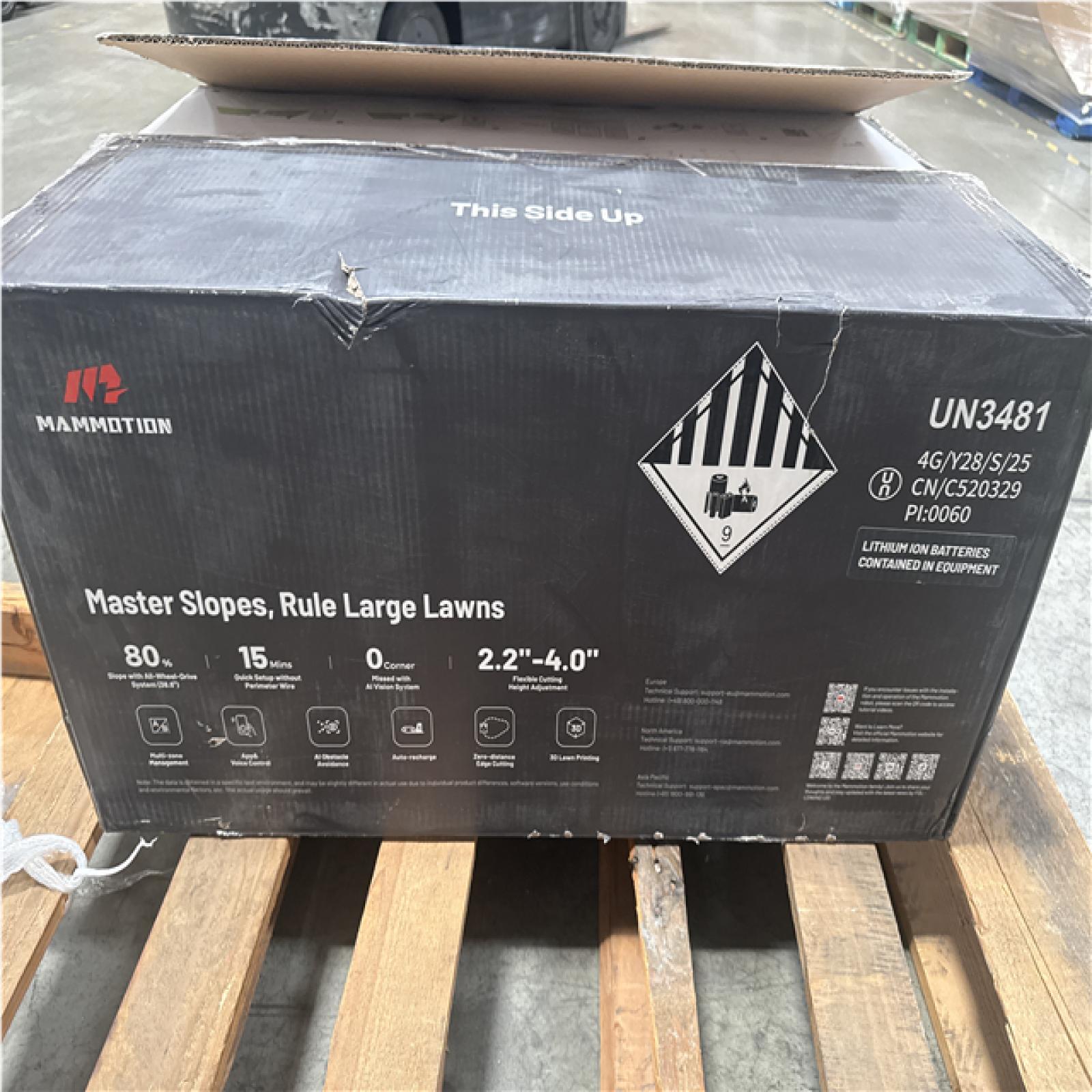 CALIFORNIA AS IS MAMMOTION LUBA MINI AWD SERIES
