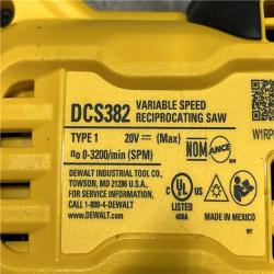 AS-IS DEWALT 20V MAX Cordless Brushless Reciprocating Saw (Tool Only)