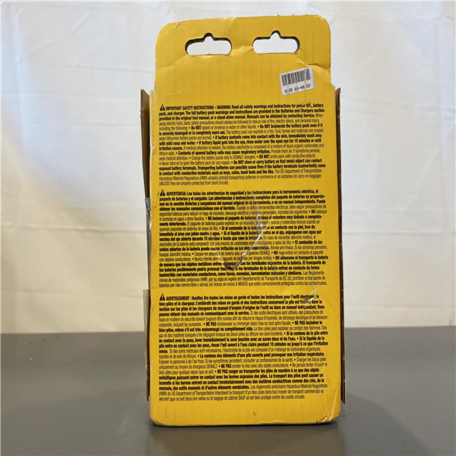 New! - DEWALT FLEXVOLT 20-Volt/60-Volt MAX Lithium-Ion 6.0Ah Battery Pack (2-Pack)