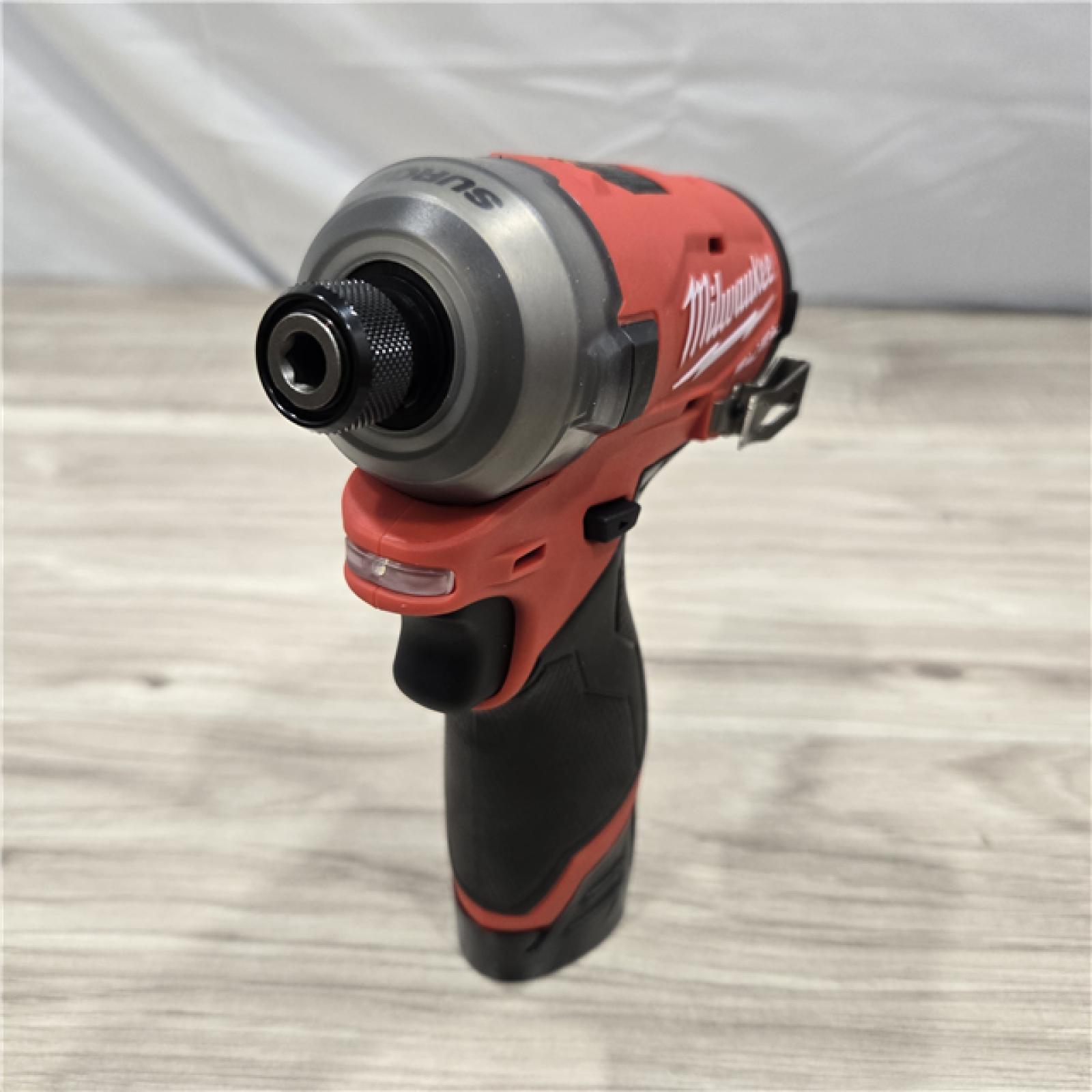 LIKE NEW! - Milwaukee M12 FUEL SURGE 12V Cordless Hex Impact Driver Compact Kit
