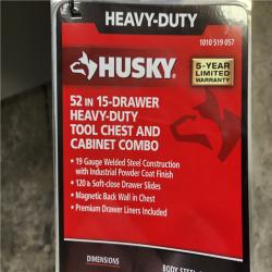 Phoenix AS-IS Husky Heavy-Duty 52 in. W 9-Drawer Matte Gray Steel Rolling Tool Chest