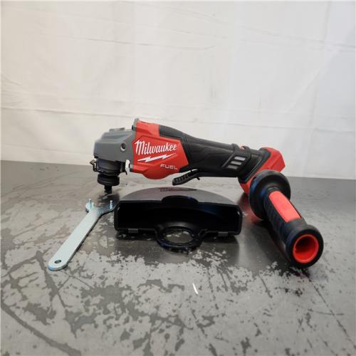 AS-IS- Milwaukee FUEL 18-Volt Lithium-Ion Brushless Cordless 4-1/2 in./6 in. Braking Grinder with Paddle Switch (Tool-Only)