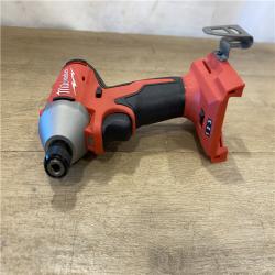 AS-IS Milwaukee 18V Lithium-Ion Compact Brushless Cordless 1/4 in. Impact Driver (Tool-Only)