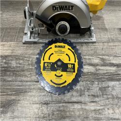 AS-IS DEWALT 20-Volt MAX Lithium-Ion Cordless 6-1/2 in. Circular Saw (Tool-Only)