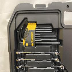 LIKE NEW - DEWALT 1/4 in.  3/8 in.  and 1/2 in. Drive Polished Chrome Mechanics Tool Set (200-Piece)