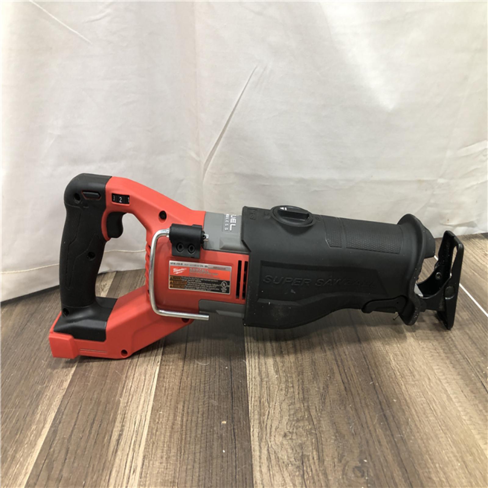 AS-IS Milwaukee FUEL 18V Lithium-Ion Brushless Cordless Super SAWZALL Orbital Reciprocating Saw (Tool-Only)