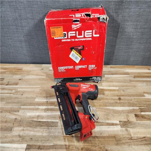 HOUSTON LOCATION - AS-IS Milwaukee FUEL 18-Volt Lithium-Ion Brushless Cordless Gen II 16-Gauge Angled Finish Nailer (Tool-Only)