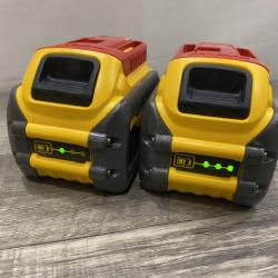AS-IS DEWALT FLEXVOLT 20V/60V MAX Lithium-Ion 6.0Ah Battery Pack (2 Pack)