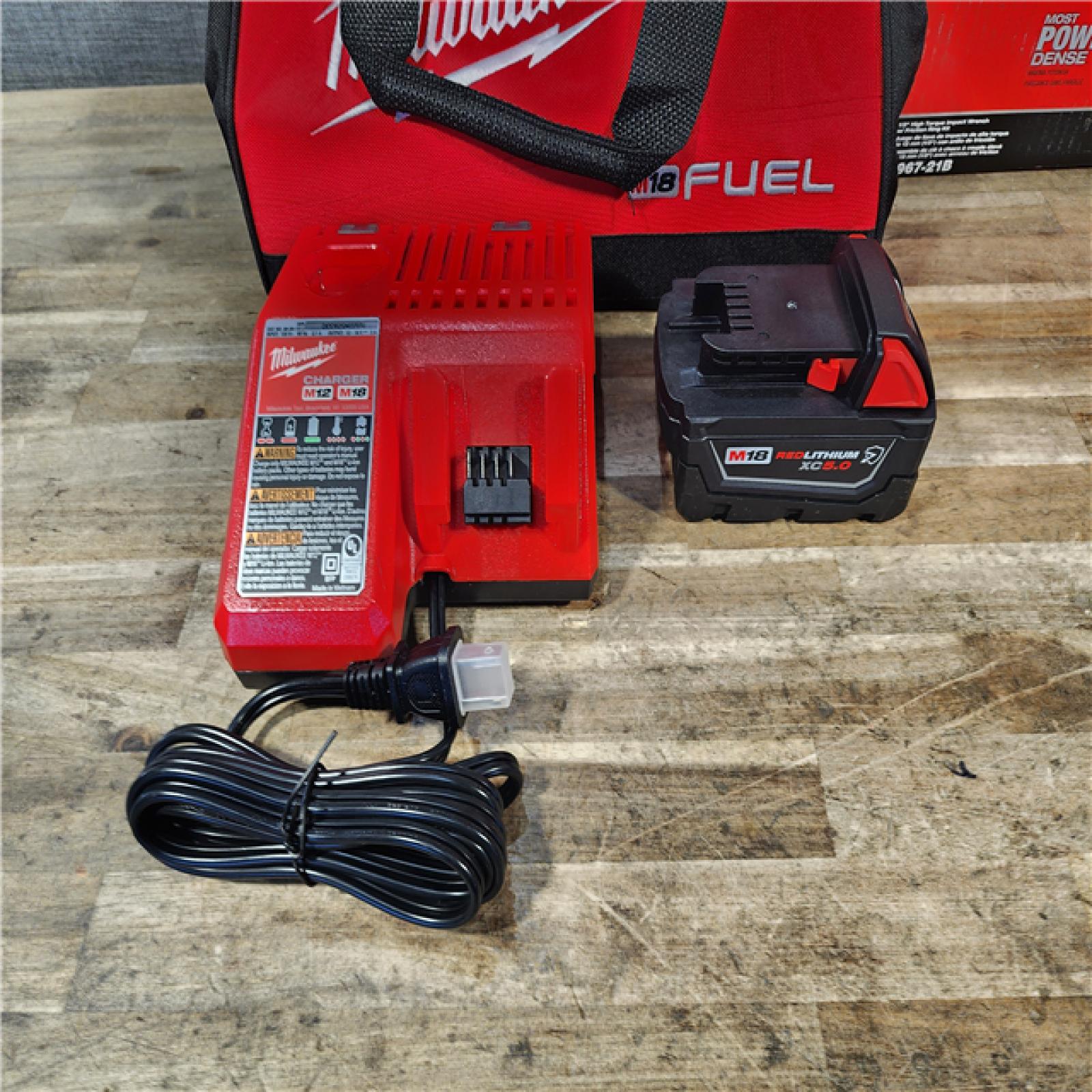 HOUSTON LOCATION - AS-IS Milwaukee FUEL 18V Lithium-Ion Brushless Cordless 1/2 in. Impact Wrench w/Friction Ring Kit
