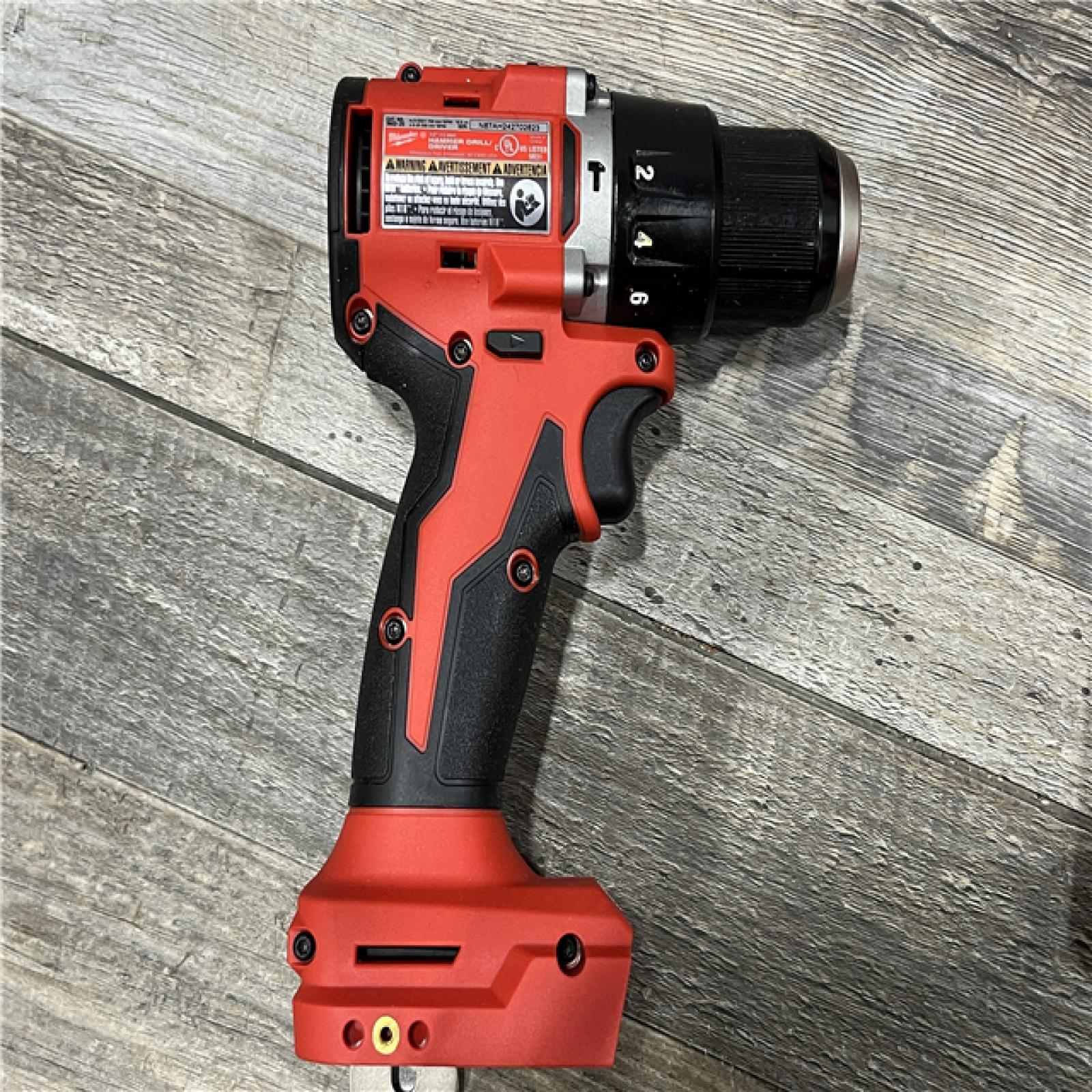 AS-IS Milwaukee 18-Volt Lithium-Ion Brushless Cordless Compact Hammer Drill/Impact Combo Kit